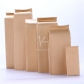 5 pcs Wholesales Side Gusset Foil Brown Kraft Paper Bags for Black Tea Reusable Coffee Tea Bag